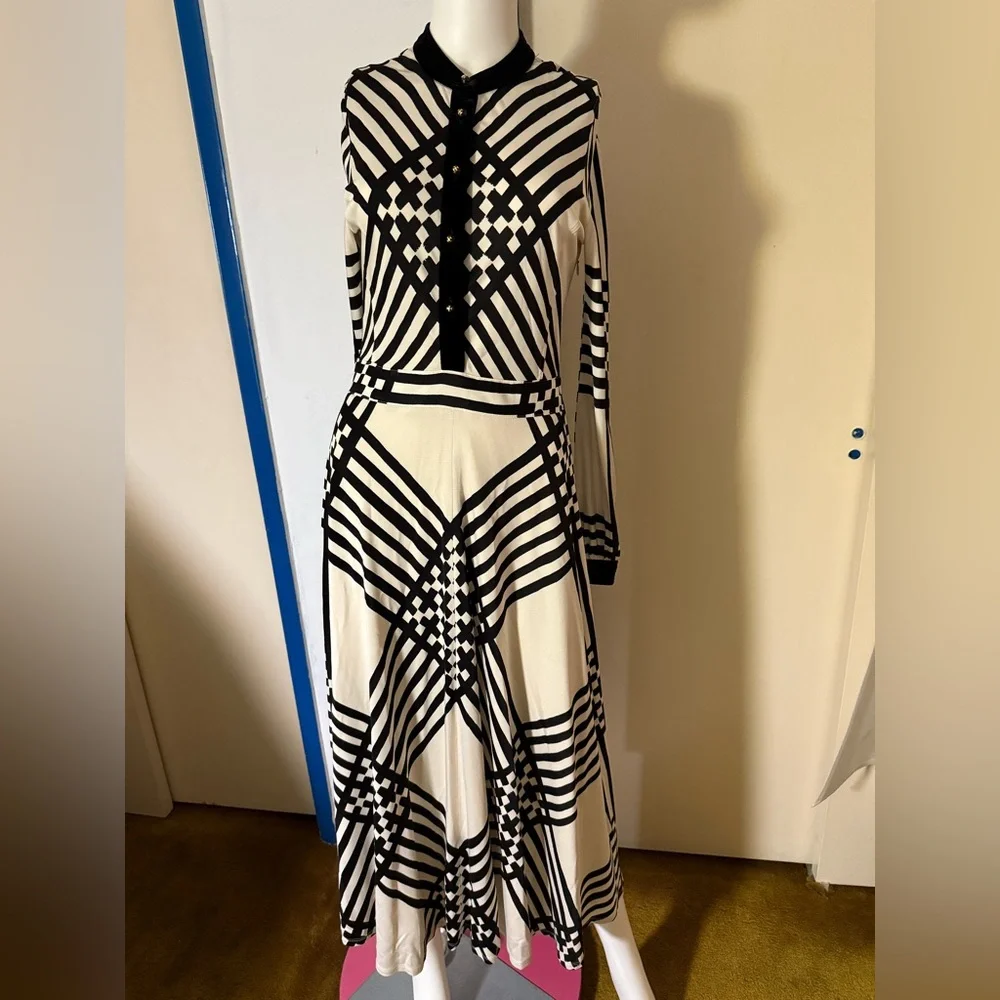 Tory Burch Anja Dress size medium rare geo